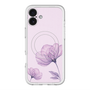 スリムプロテクションプレミアムケース with MagSafe［ Natural Flower - Purple ］