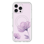 スリムプロテクションプレミアムケース with MagSafe［ Natural Flower - Purple ］