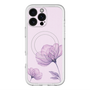 スリムプロテクションプレミアムケース with MagSafe［ Natural Flower - Purple ］