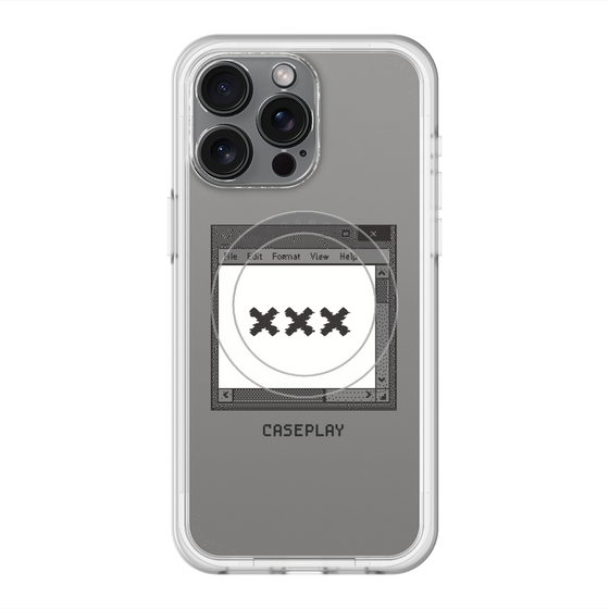 スリムプロテクションプレミアムケース with MagSafe［ ××× ］