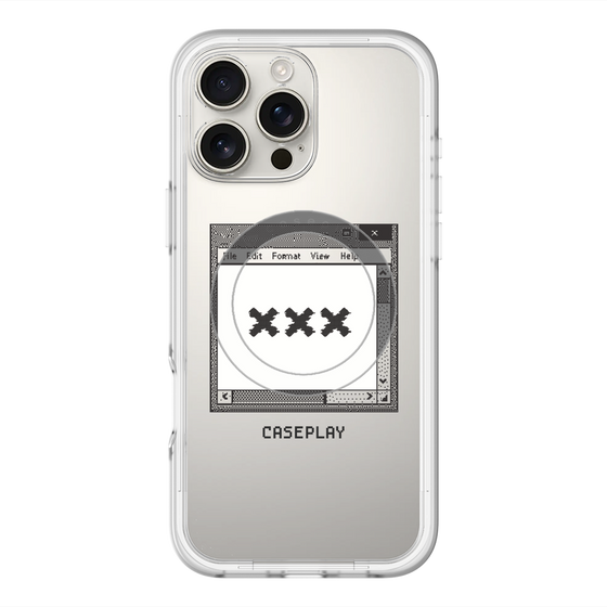 スリムプロテクションプレミアムケース with MagSafe［ ××× ］