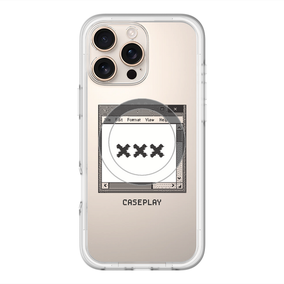 スリムプロテクションプレミアムケース with MagSafe［ ××× ］