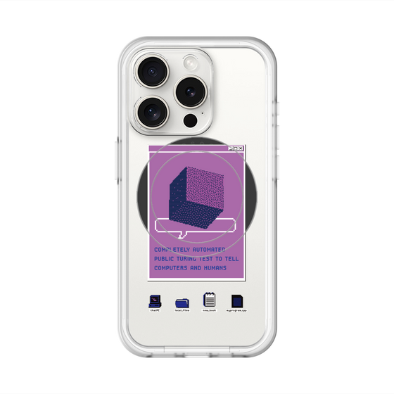 スリムプロテクションプレミアムケース with MagSafe［ Cube ］