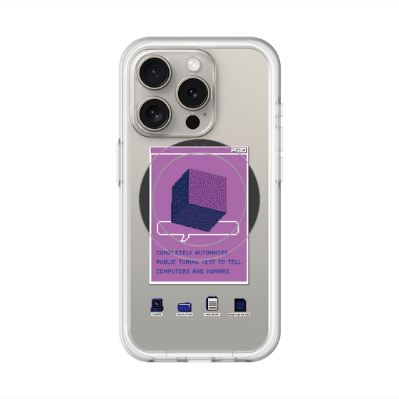 スリムプロテクションプレミアムケース with MagSafe［ Cube ］