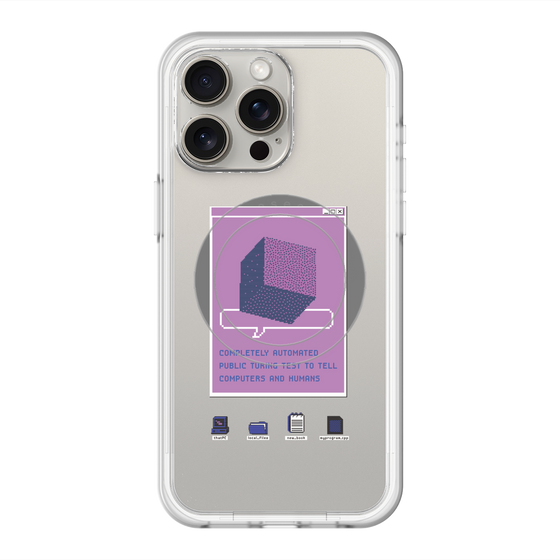 スリムプロテクションプレミアムケース with MagSafe［ Cube ］
