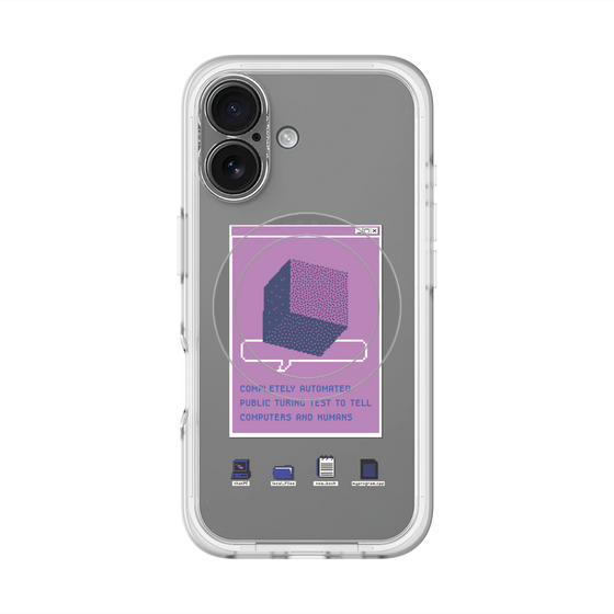 スリムプロテクションプレミアムケース with MagSafe［ Cube ］