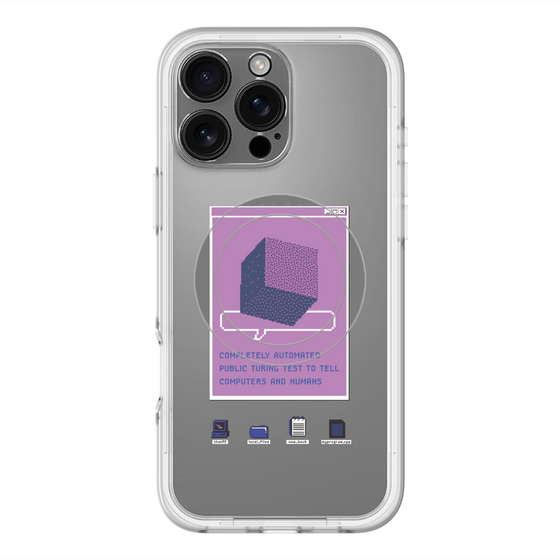 スリムプロテクションプレミアムケース with MagSafe［ Cube ］