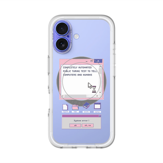スリムプロテクションプレミアムケース with MagSafe［ System error! ］