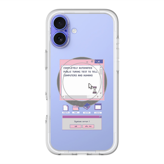 スリムプロテクションプレミアムケース with MagSafe［ System error! ］
