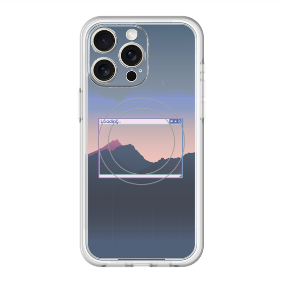 スリムプロテクションプレミアムケース with MagSafe［ Mountain ］