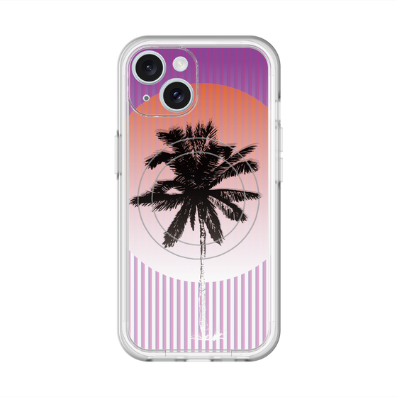 スリムプロテクションプレミアムケース with MagSafe［ Palm Tree ］