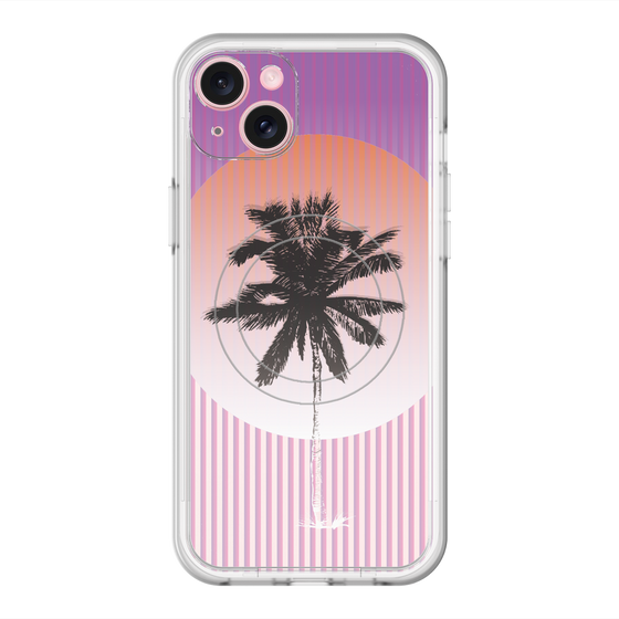 スリムプロテクションプレミアムケース with MagSafe［ Palm Tree ］