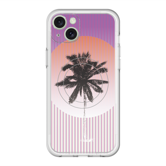 スリムプロテクションプレミアムケース with MagSafe［ Palm Tree ］