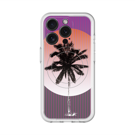 スリムプロテクションプレミアムケース with MagSafe［ Palm Tree ］