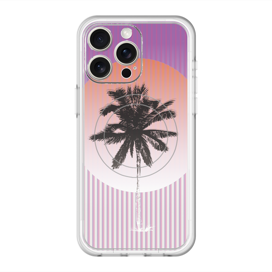 スリムプロテクションプレミアムケース with MagSafe［ Palm Tree ］