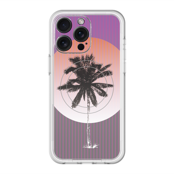 スリムプロテクションプレミアムケース with MagSafe［ Palm Tree ］