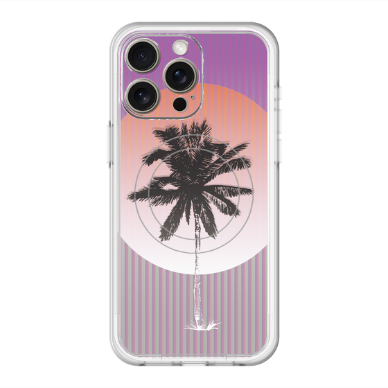 スリムプロテクションプレミアムケース with MagSafe［ Palm Tree ］