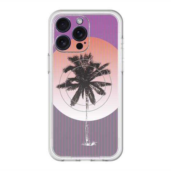 スリムプロテクションプレミアムケース with MagSafe［ Palm Tree ］