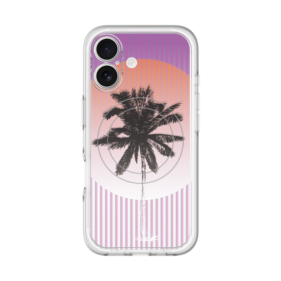 スリムプロテクションプレミアムケース with MagSafe［ Palm Tree ］