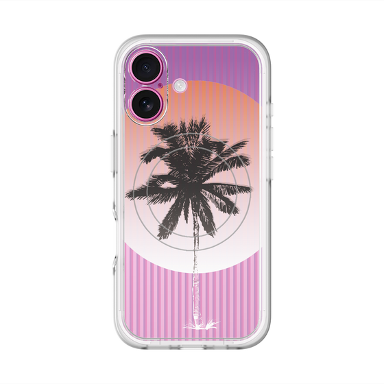 スリムプロテクションプレミアムケース with MagSafe［ Palm Tree ］