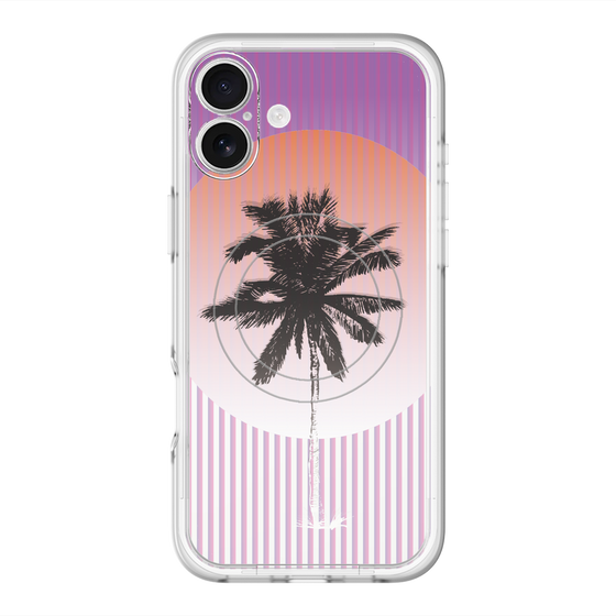 スリムプロテクションプレミアムケース with MagSafe［ Palm Tree ］