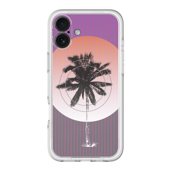 スリムプロテクションプレミアムケース with MagSafe［ Palm Tree ］