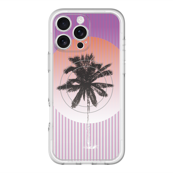 スリムプロテクションプレミアムケース with MagSafe［ Palm Tree ］