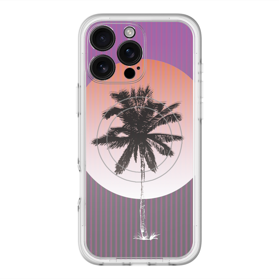 スリムプロテクションプレミアムケース with MagSafe［ Palm Tree ］