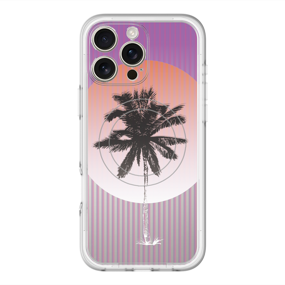 スリムプロテクションプレミアムケース with MagSafe［ Palm Tree ］