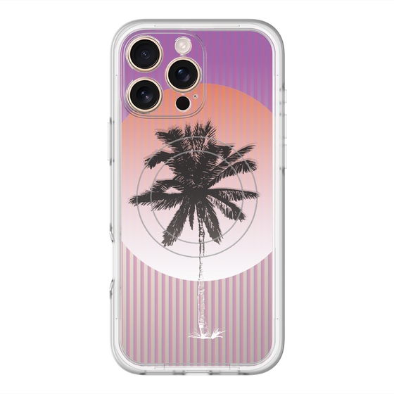 スリムプロテクションプレミアムケース with MagSafe［ Palm Tree ］