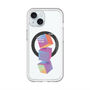 スリムプロテクションプレミアムケース with MagSafe［ Cube×3 ］