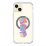 スリムプロテクションプレミアムケース with MagSafe［ Cube×3 ］