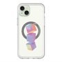 スリムプロテクションプレミアムケース with MagSafe［ Cube×3 ］