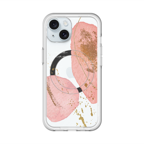 スリムプロテクションプレミアムケース with MagSafe［ Romantic pink ］