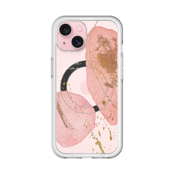 スリムプロテクションプレミアムケース with MagSafe［ Romantic pink ］