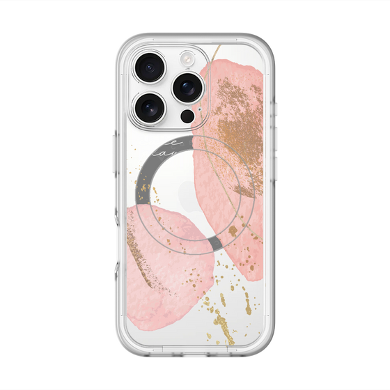 スリムプロテクションプレミアムケース with MagSafe［ Romantic pink ］
