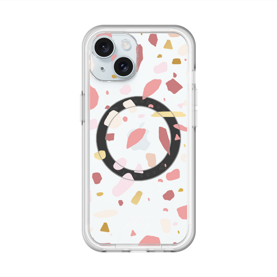 スリムプロテクションプレミアムケース with MagSafe［ Pink pieces ］