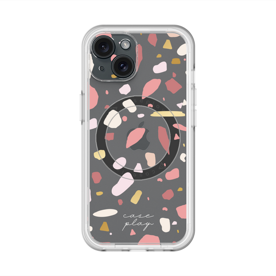 スリムプロテクションプレミアムケース with MagSafe［ Pink pieces ］