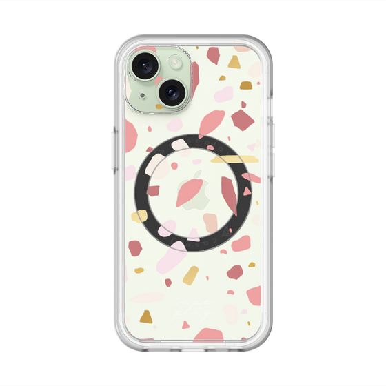 スリムプロテクションプレミアムケース with MagSafe［ Pink pieces ］