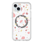 スリムプロテクションプレミアムケース with MagSafe［ Pink pieces ］
