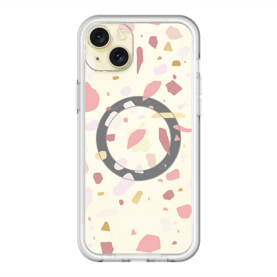 スリムプロテクションプレミアムケース with MagSafe［ Pink pieces ］