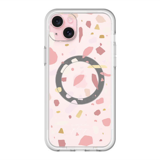 スリムプロテクションプレミアムケース with MagSafe［ Pink pieces ］