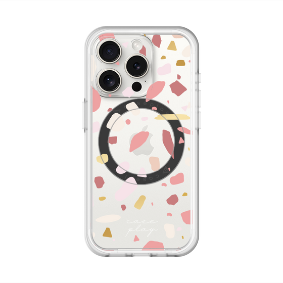 スリムプロテクションプレミアムケース with MagSafe［ Pink pieces ］