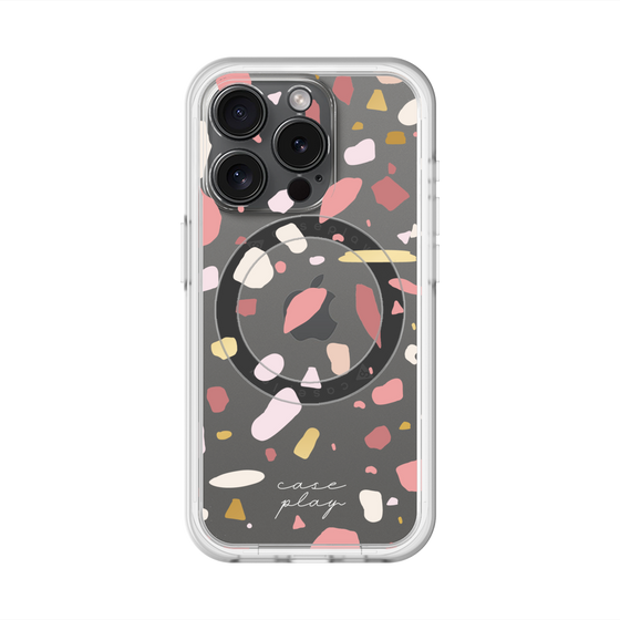 スリムプロテクションプレミアムケース with MagSafe［ Pink pieces ］