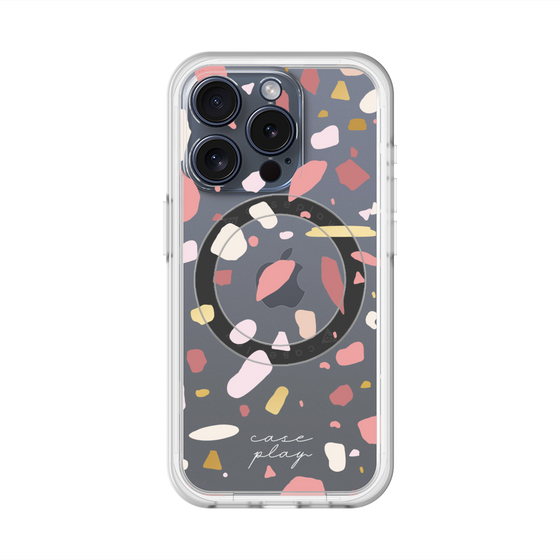 スリムプロテクションプレミアムケース with MagSafe［ Pink pieces ］