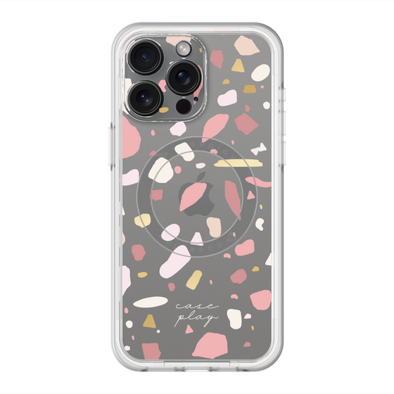 スリムプロテクションプレミアムケース with MagSafe［ Pink pieces ］