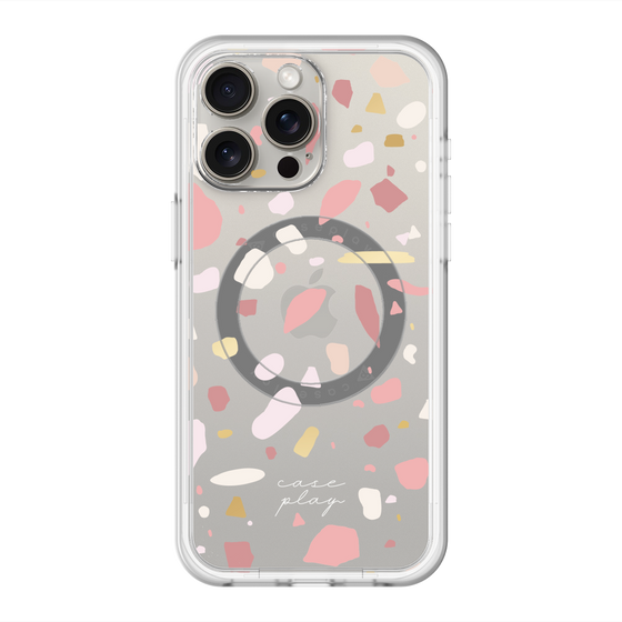 スリムプロテクションプレミアムケース with MagSafe［ Pink pieces ］