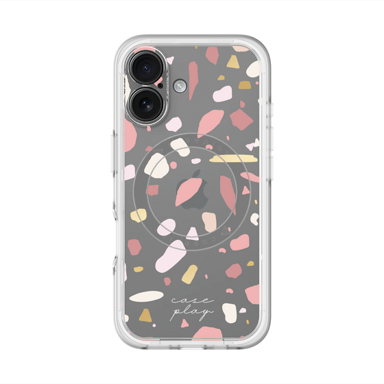 スリムプロテクションプレミアムケース with MagSafe［ Pink pieces ］