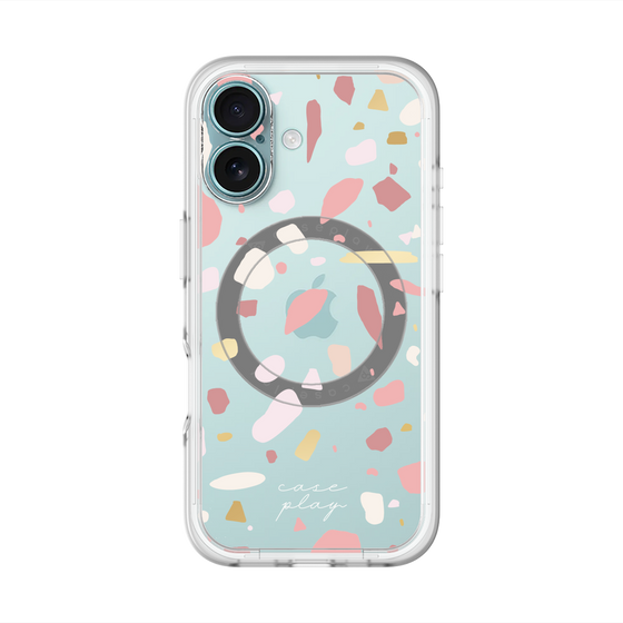 スリムプロテクションプレミアムケース with MagSafe［ Pink pieces ］