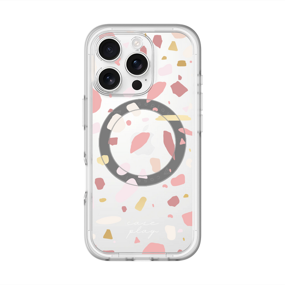 スリムプロテクションプレミアムケース with MagSafe［ Pink pieces ］